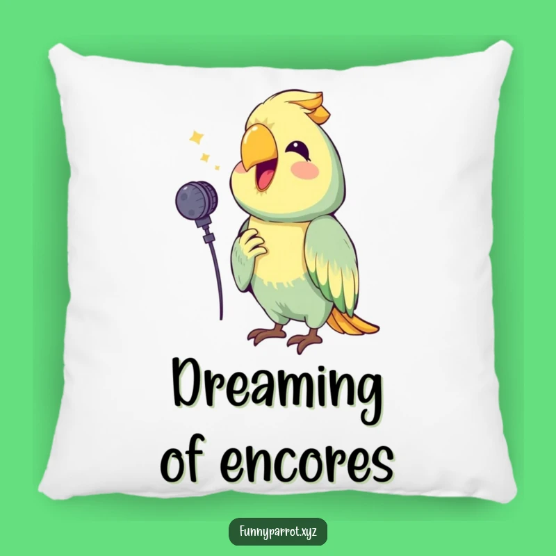 Funny Singing Parrot Pillow: Cozy Comfort with a Happy Performer, Gift