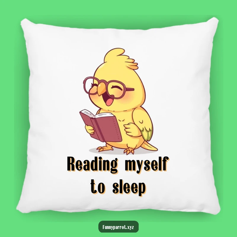 Funny Laughing Parrot Pillow - Cuddle with wisdom and hilarious chuckles!