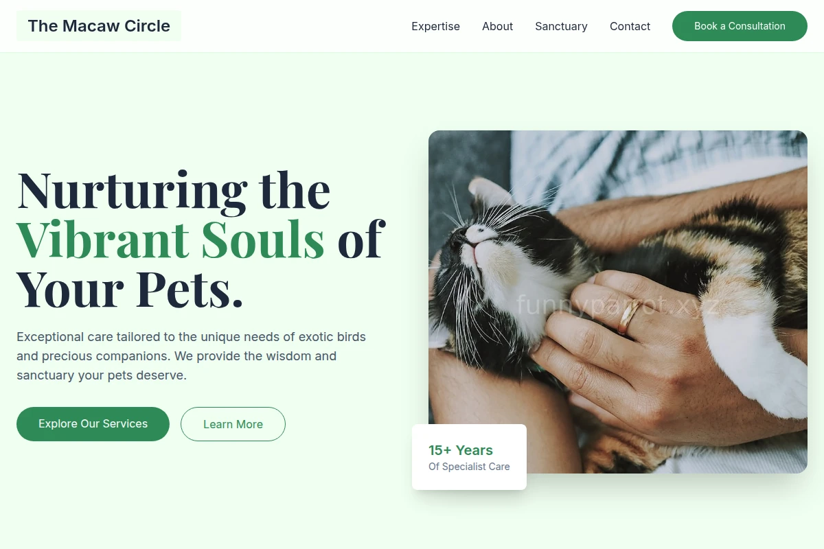 Macaw Animal Care