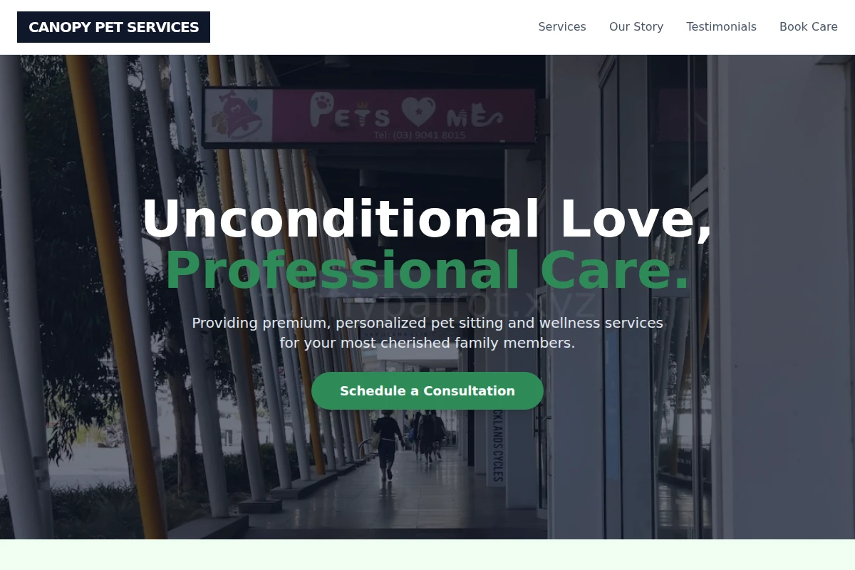 Canopy Pet Services