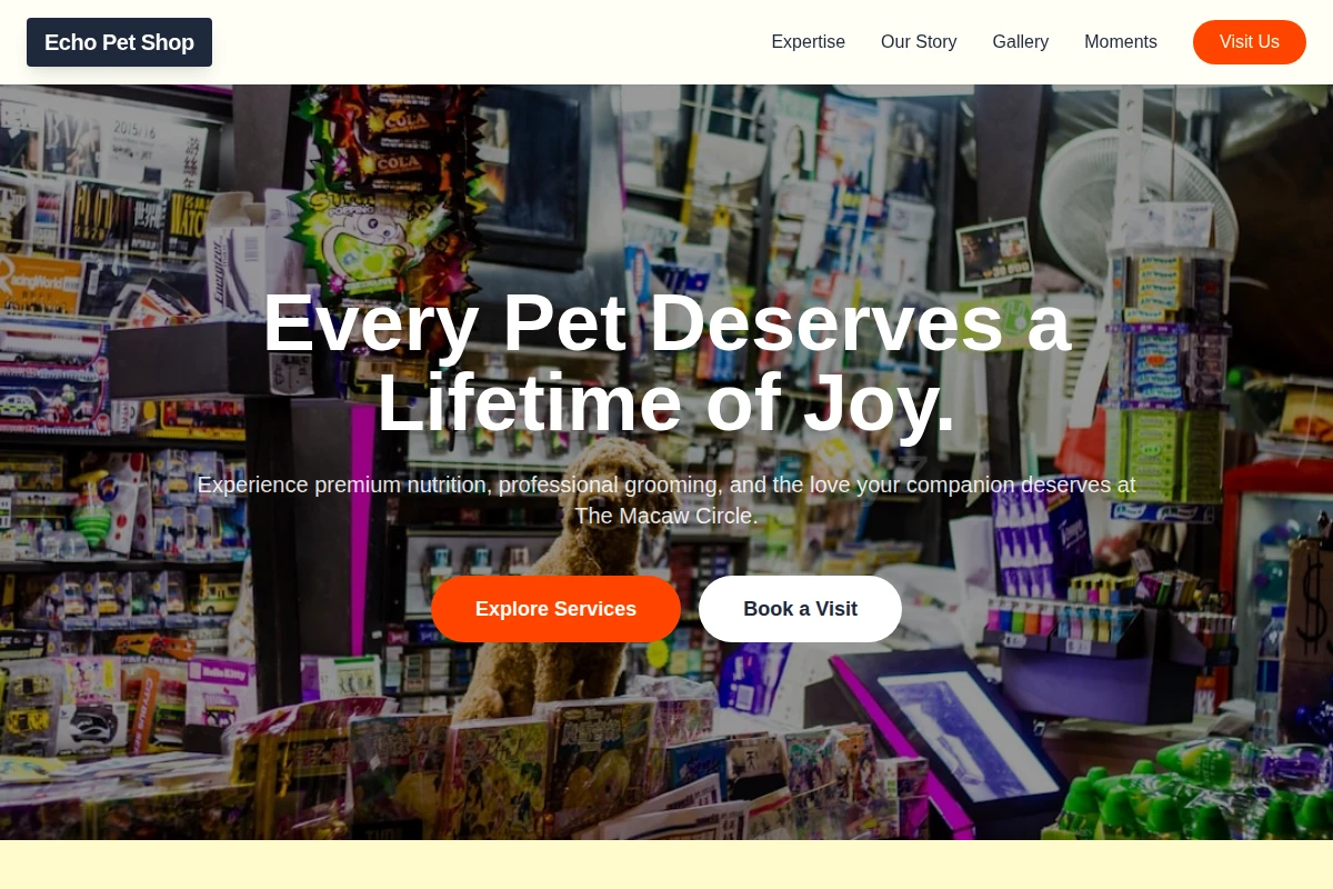 Echo Pet Shop
