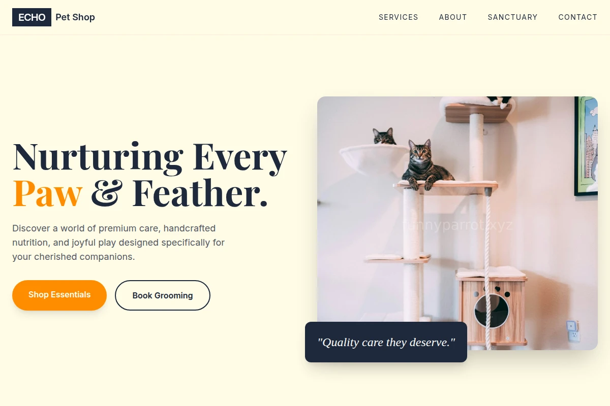 Echo Pet Shop