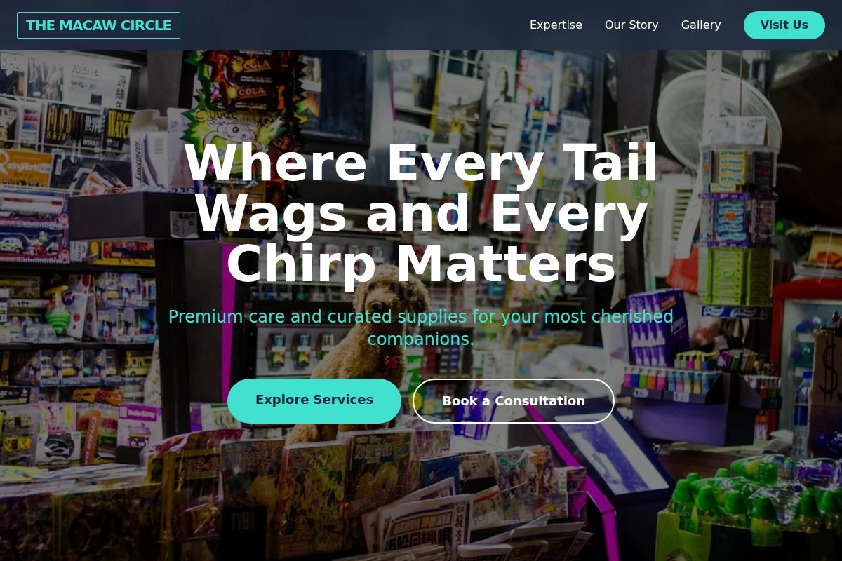 Vibrant Pet Shop