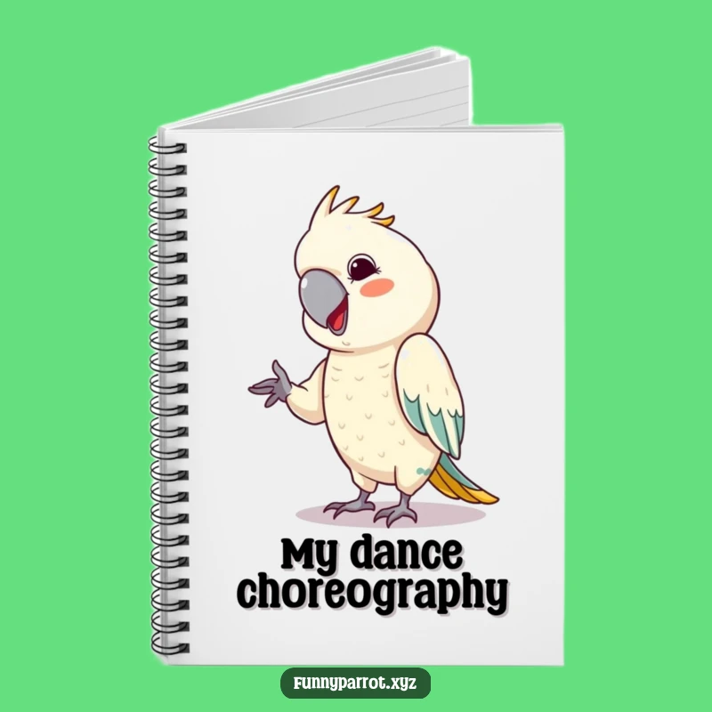 Cheeky Dancer Parrot Notebook: Funny Journal for Playful Ideas