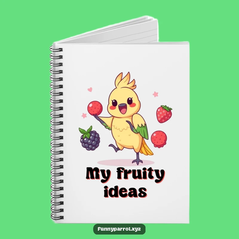 Juggling Parrot Notebook: Funny Journal for Playful Ideas and Notes
