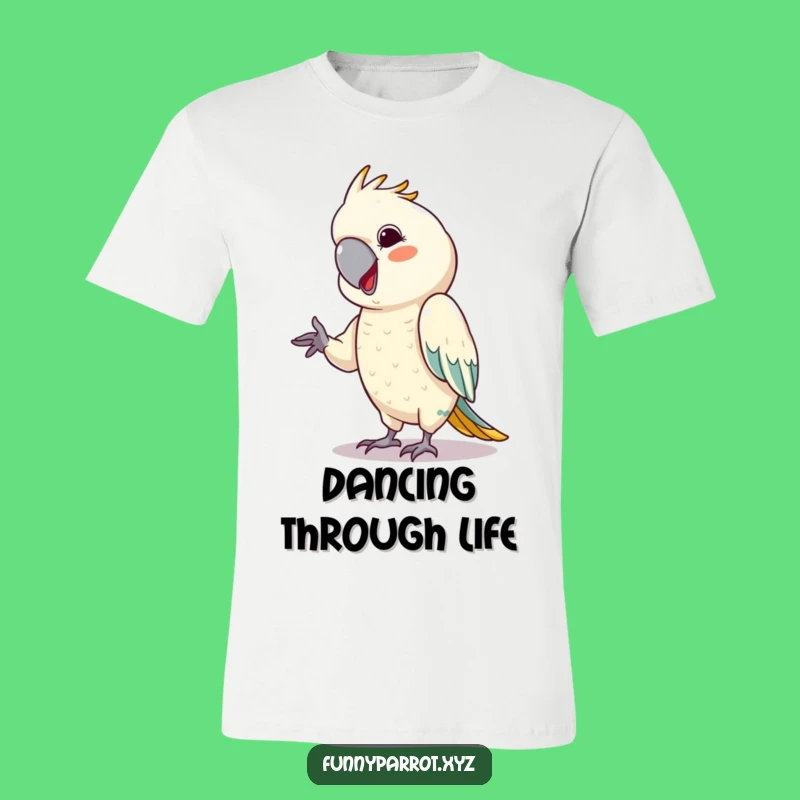 Cheeky Dancer Parrot T-Shirt: Funny Moves, Perfect Gift